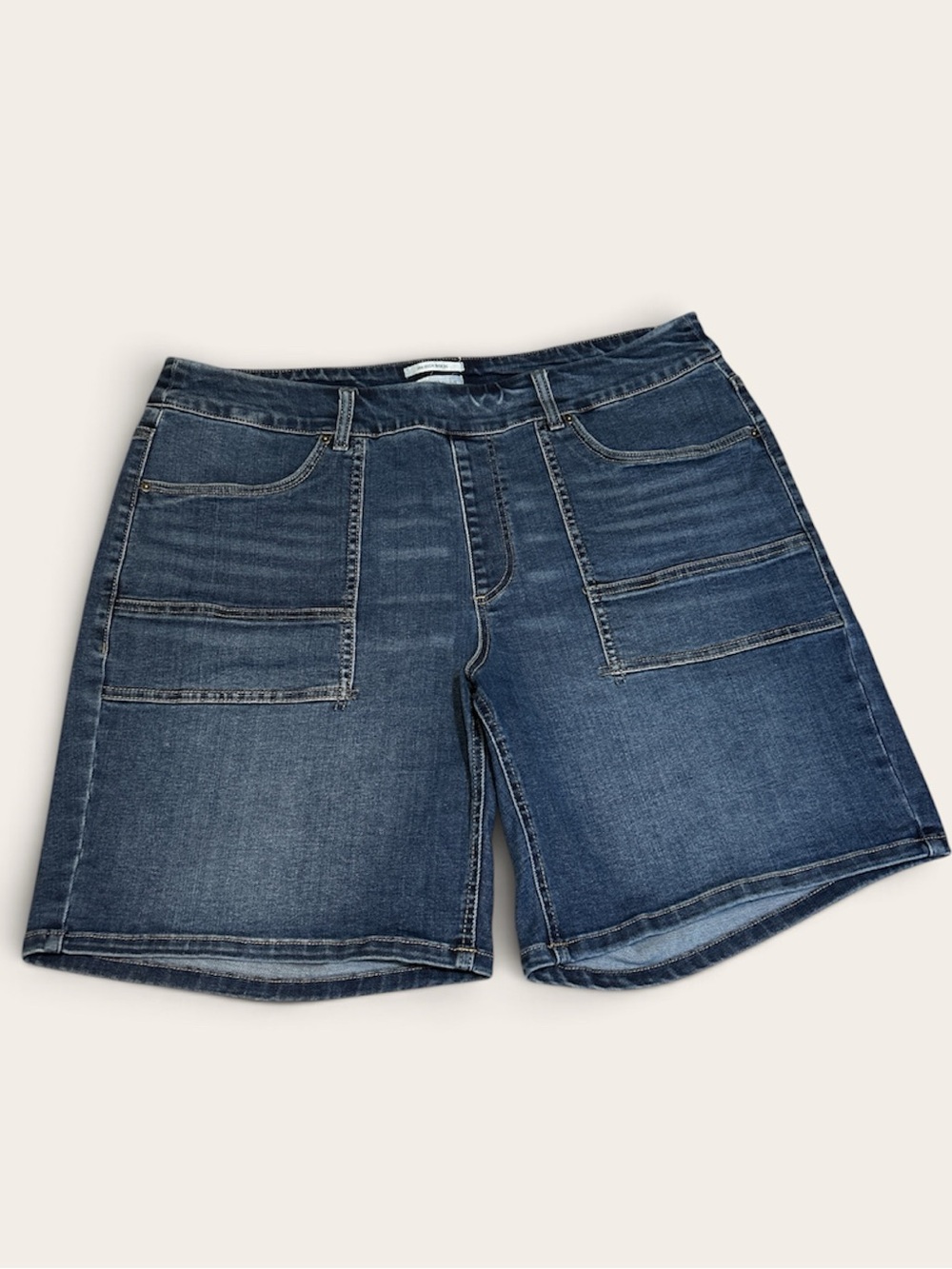 Women's Westbound Dark Blue Denim Utility Shorts